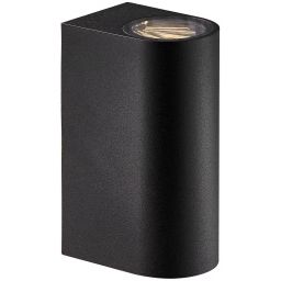 Nordlux Asbol Round kinkiet zewnętrzny 2x6,5 W czarny 84971003