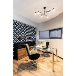 Light Prestige Snow lampa podsufitowa 6x50 W czarna LP-731/6PBK