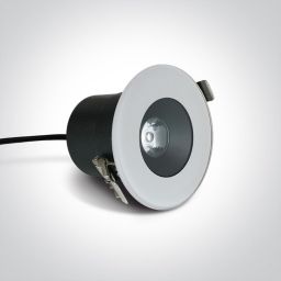 One Light Baida lampa podsufitowa zewnętrzna 1x6W biała 10106V/W/W