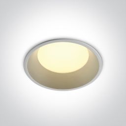 One Light Maronas plafon 1x9 W biały 10109D/W/C