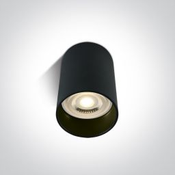 One Light Likowrisi lampa podsufitowa 1x10 W czarna 12105E/B