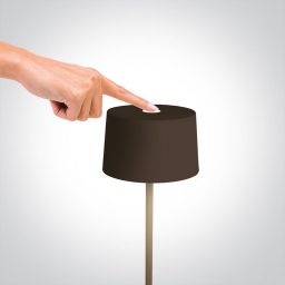 One Light Prionia lampa stołowa 1x3,3 W brązowa 61082A/BR