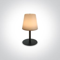 One Light Grewena lampa stołowa 1x2 W czarna 61084/B
