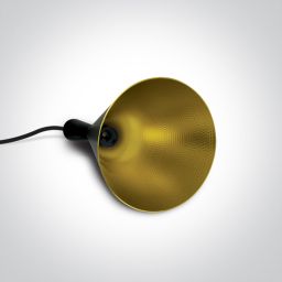 One Light Magoula lampa wisząca 1x12W czarny/mosiądz 63040/B/BS