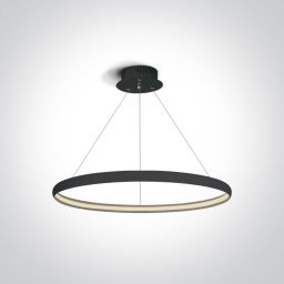One Light Dolcedo lampa wisząca 1x19 W czarna 63048/B