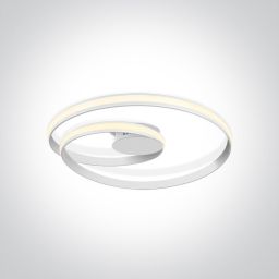 One Light Sion lampa podsufitowa 1x30 W biała 63066/W