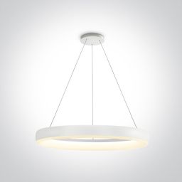 One Light Vitoli lampa wisząca 1x40W biała 63114/W/W