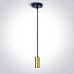 One Light Irini lampa wisząca 1x20 W mosiądz szczotkowany 63124/BBS