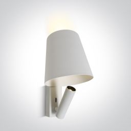 One Light Piniada kinkiet 1x3W biały/czarny 65142/W/W