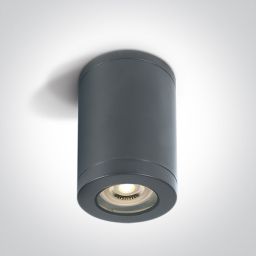 One Light lampa podsufitowa zewnętrzna 1x6 W antracyt 67142A/AN