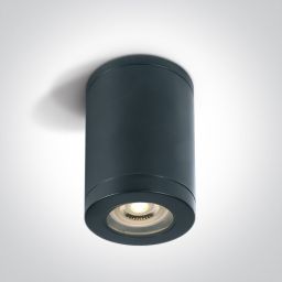 One Light lampa podsufitowa zewnętrzna 1x6 W czarna 67142A/B