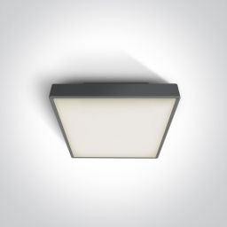 One Light Miladeza plafon zewnętrzny 1x12W antracyt 67282E/AN