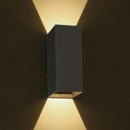 One Light Pellene 2 kinkiet zewnętrzny 2x3W antracyt 67398A/AN/W