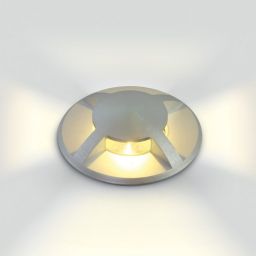 One Light Faneti 4 lampa najazdowa zewnętrzna 1x3W aluminium 69016A/W