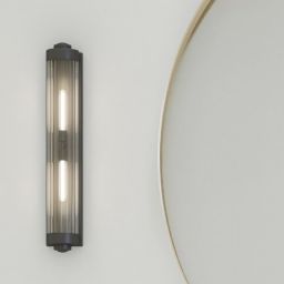 Open Design Fumi Parette Nero kinkiet 2x8W LED czarny mat/przezroczysty OR84498