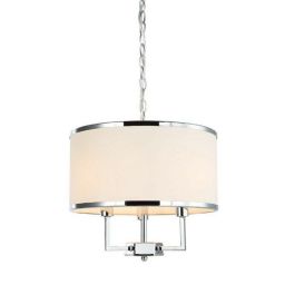 Open Design Casa Cromo S lampa wisząca 3x12W chrom/kremowa biel OR80209