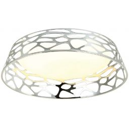 Open Design Forina plafon 1x48 W biały-chrom OR81060