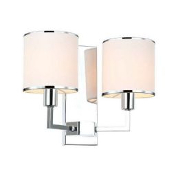 Open Design Casa Cromo Parette kinkiet 2x12W chrom/kremowa biel OR81497
