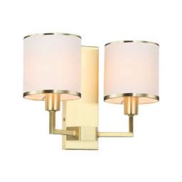 Open Design (Orlicki Design) Casa Old Gold Parette kinkiet 2x12W złoto satynowe/kremowa biel OR81503