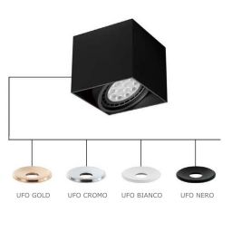 Open Design Cardi I lampa podsufitowa 1x8 W czarna OR81961