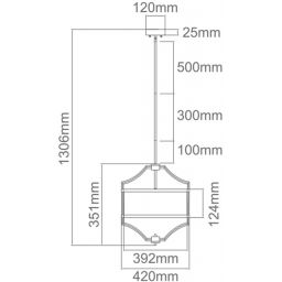 Open Design (Orlicki Design) Stesso lampa podsufitowa 4x15 W czarna-złota OR84153