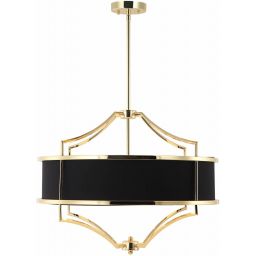 Open Design Stesso lampa podsufitowa 4x15 W czarna-złota OR84160