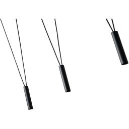 Open Design Viva VII Nero lampa wisząca 7x3,5W LED czarna OR84344