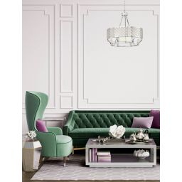 Open Design Verno Cromo lampa wisząca 6x12W LED chrom OR84375