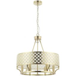 Open Design Verno lampa wisząca 6x12 W biała-złota OR84382