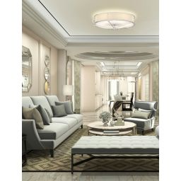 Open Design Stesso lampa podsufitowa 6x12 W biała-chrom OR84429