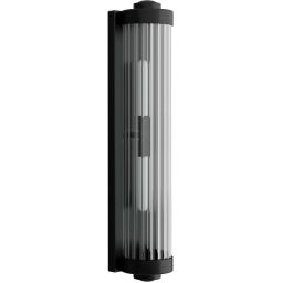 Open Design Fumi Parette Nero kinkiet 2x8W LED czarny mat/przezroczysty OR84498