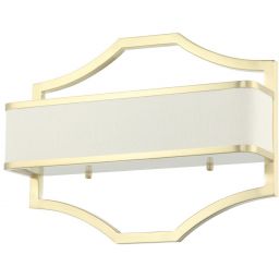 Open Design Gerdo Parette Old Gold kinkiet 2x12W LED złoty/biały OR84511