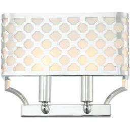 Open Design Verno Parette Cromo kinkiet 2x12W LED chrom/biały OR84597