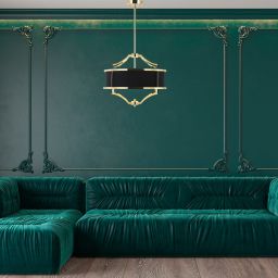 Open Design (Orlicki Design) Stesso lampa podsufitowa 4x15 W czarna-złota OR84153