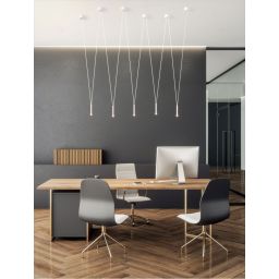 Open Design Viva Nero lampa wisząca 5x3,5W LED czarna OR84337