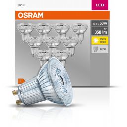 Osram Base żarówki LED Multipack 10x4,3 W 2700 K GU10