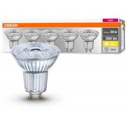 Osram Base żarówki LED Multipack 5x4,3 W 2700 K GU10