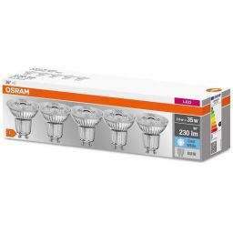 Osram Base żarówki LED Multipack 5x2,6 W 4000 K GU10