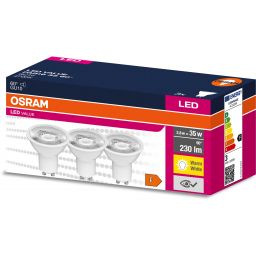 Osram Value żarówki LED Multipack 3x2,8 W 2700 K GU10