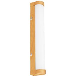 Osram Orbis Tube Frost Glass kinkiet 40 cm 1x9 W drewno