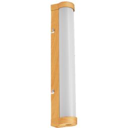 Osram Orbis Tube Frost Glass kinkiet 40 cm 1x9 W drewno