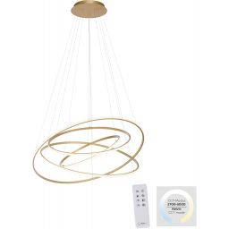 Paul Neuhaus Tessara lampa wisząca 1x97W mosiądz mat 2124-60