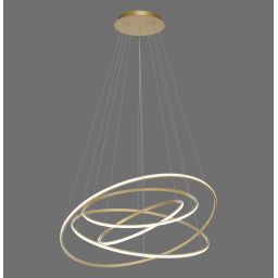 Paul Neuhaus Tessara lampa wisząca 1x97W mosiądz mat 2124-60