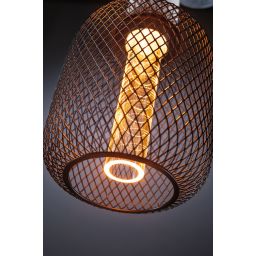 Paulmann Metallic Glow Zyl Spiral żarówka LED 1x4,2W 1800K E27 czarna 29083