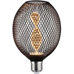 Paulmann Metallic Glow Glob Helix żarówka LED 1x3,5W 1800K E27 czarna 29086
