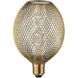 Paulmann Metallic Glow Glob Helix żarówka LED 1x3,5W 1800K E27 mosiądz 29088