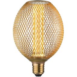Paulmann Metallic Glow Glob Spiral żarówka LED 1x3,5W 1800K E27 mosiądz 29089