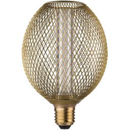 Paulmann Metallic Glow Glob Spiral żarówka LED 1x3,5W 1800K E27 mosiądz 29089