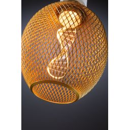 Paulmann Metallic Glow Glob Spiral żarówka LED 1x3,5W 1800K E27 mosiądz 29089