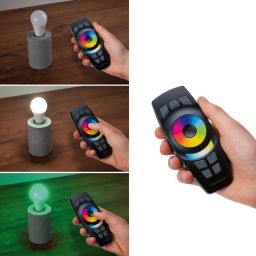 Paulmann SmartHome Zigbee Gent pilot sterowania z uchwytem ściennym czarny 50067